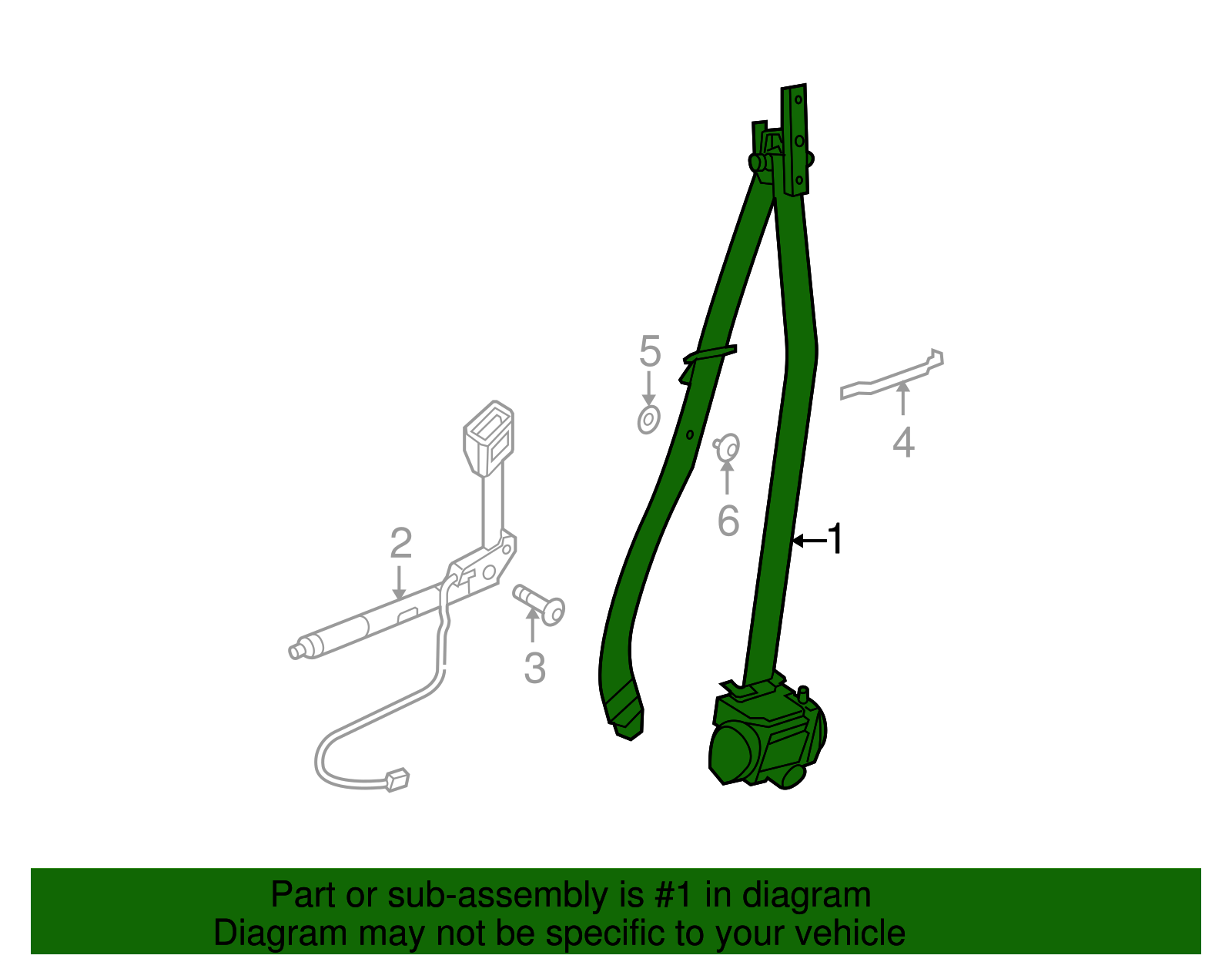 Lap & Shoulder Belt - BMW (72-11-9-132-873)