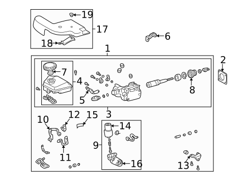 Components On Cowl for 2009 Lexus SC430 #0