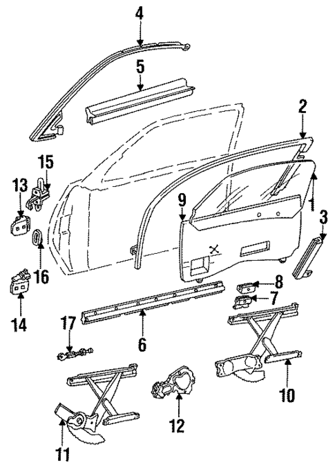 Door for 1995 Buick Skylark #0
