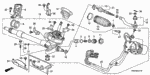 53416SNAU01 - Chassis: GUIDE, STEERING RACK for Honda Image