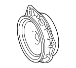 861600WM30 - : Rear Dr Speaker for Toyota: Prius Image