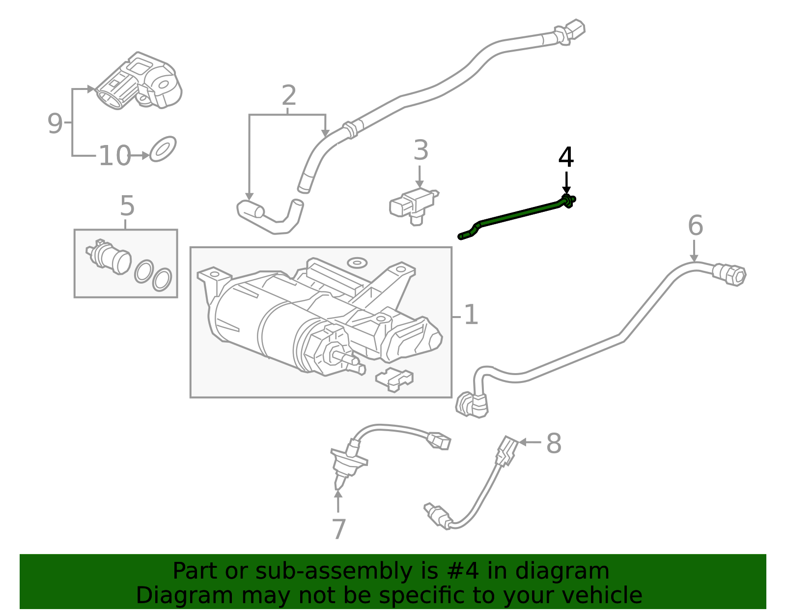 36168-64A-A00 - 2022-2025 Honda - Air Tube | Honda Parts Cheap