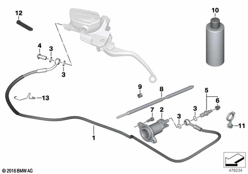 Clutch-Release Mechanism (Hydraulic) for 2020 BMW-Motorrad R nineT #0