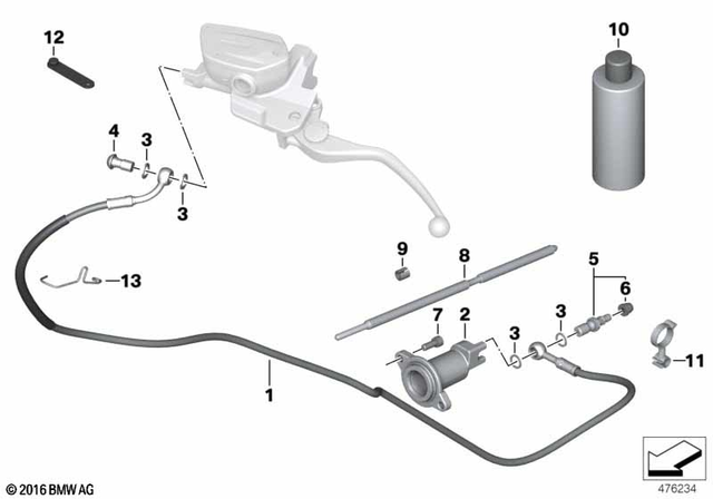 32721540004 - Clutch: Clutch Line -  for BMW-Motorrad Image