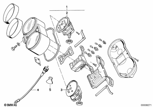 62121357731 - Instruments: Speedo Cable              for BMW-Motorrad Image