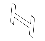 31420107 - Body: License Bracket for Volvo Image