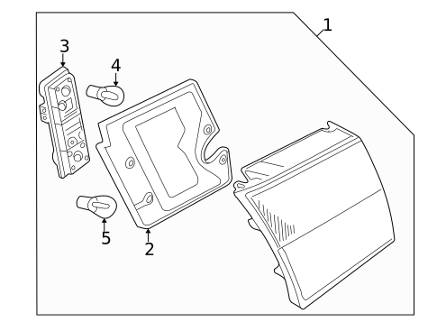 Bulbs - Chassis for 2000 Saab 9-5 #2