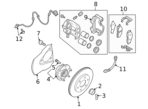 Anti-Lock Brakes for 2009 Nissan Pathfinder #2