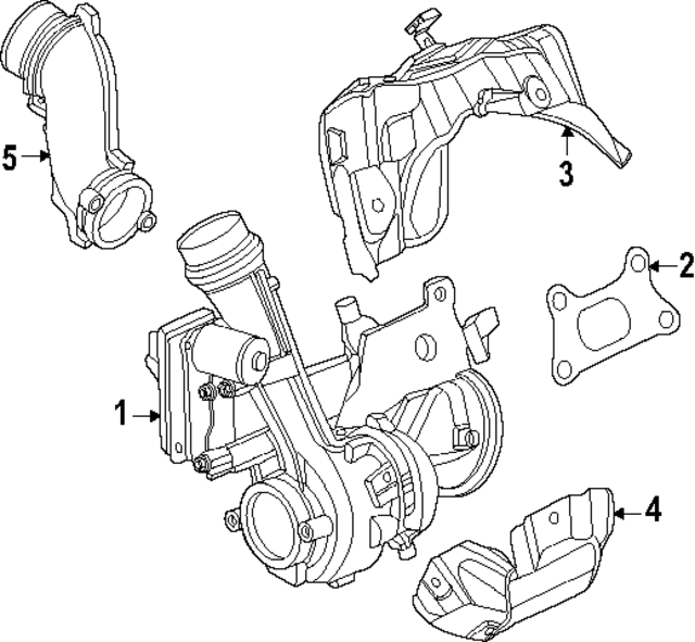 144157JA1A - : Turbocharger Gasket for INFINITI: QX55, QX80 Image