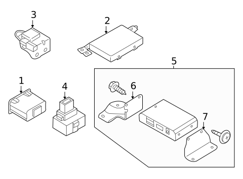 Communication System Components for 2012 Mazda CX-9 #0