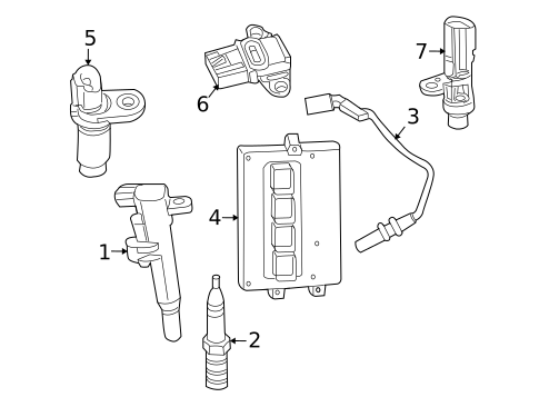 Powertrain Control for 2011 Ram Dakota #0