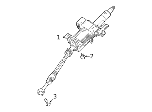 Steering Column Assembly for 2025 Volvo EX30 #0