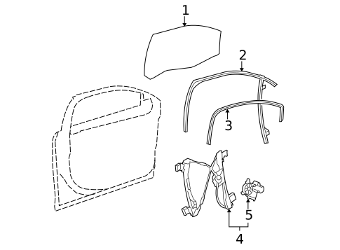Front Door for 2008 Chevrolet Malibu #1
