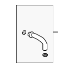 982121101C - Cooling System: Return Hose for Porsche: 718 Boxster, 718 Cayman, 718 Spyder Image