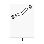 982121101A - Cooling System: Inlet Hose for Porsche: 718 Boxster, 718 Cayman, 718 Spyder Image