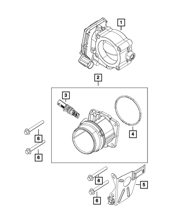 68321414AA - Fuel: Air Intake Elbow for Mopar Image