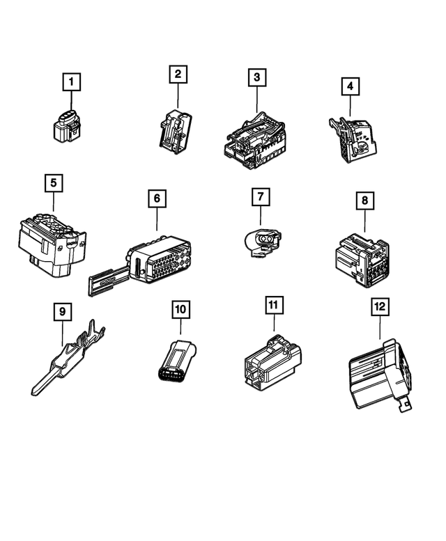 68602004AA - : Electrical Connector for Mopar Image