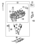 5184167AB - 3.0L Gas; Engine: Valve Spring Seat for Mopar Image