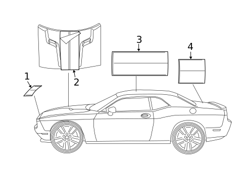 Stripe Tape for 2020 Dodge Challenger #1