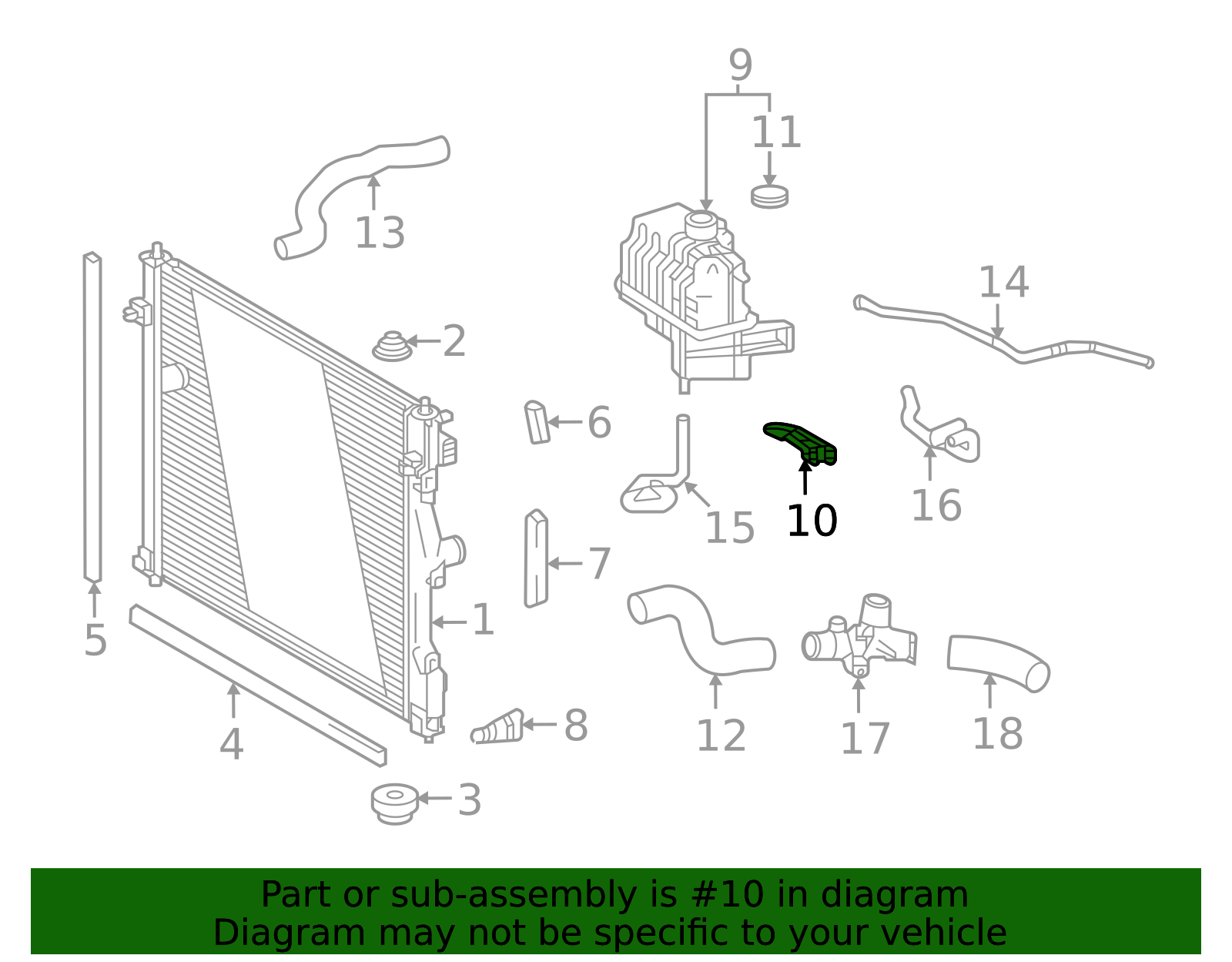 16611-77030 - Drive Motor Inverter Coolant Reservoir Bracket 2021-2025 ...