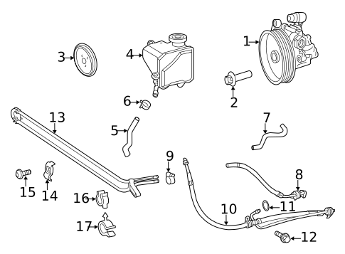 Pump & Hoses for 2012 Mercedes-Benz Sprinter 3500 #0