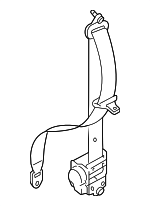 TDY157L9034 - Electrical: Belt &amp; Retractor for Mazda: CX-9 Image