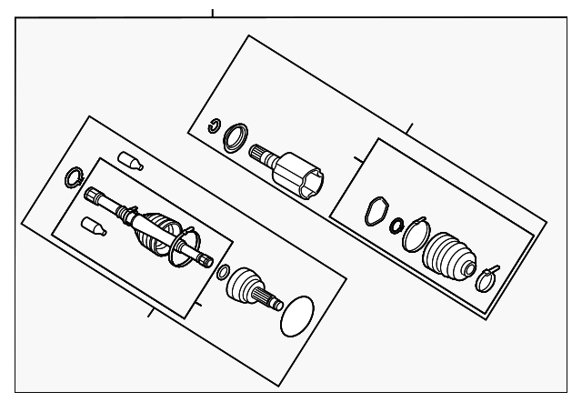 2005-2009 Subaru Axle Assembly 28321AG00D | Subaru Online Parts