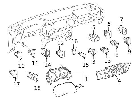 Ignition Lock for 2020 Toyota Tacoma #0