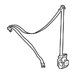 6L8Z78611B08AAC - Body: Lap &amp; Shoulder Belt for FORD Image