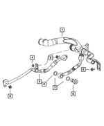 6106024AA - Cooling: Hex Flange Nut, Mounting for Mopar Image