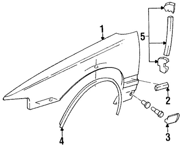 12501860 - Body: Fender for GM Image