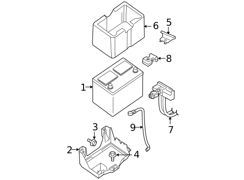 Battery for 2010 Nissan TITAN #0