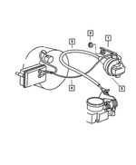 4861456AA - Fuel: Speed Control Servo Bracket for Mopar Image image