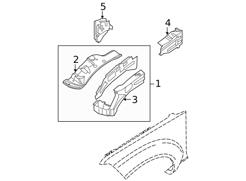 Inner Components for 2012 Nissan Pathfinder #0