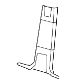 1DX56HL1AC - Body: Lower Center Pillar Trim for Ram: 1500, 1500 Classic, 2500, 3500 Image