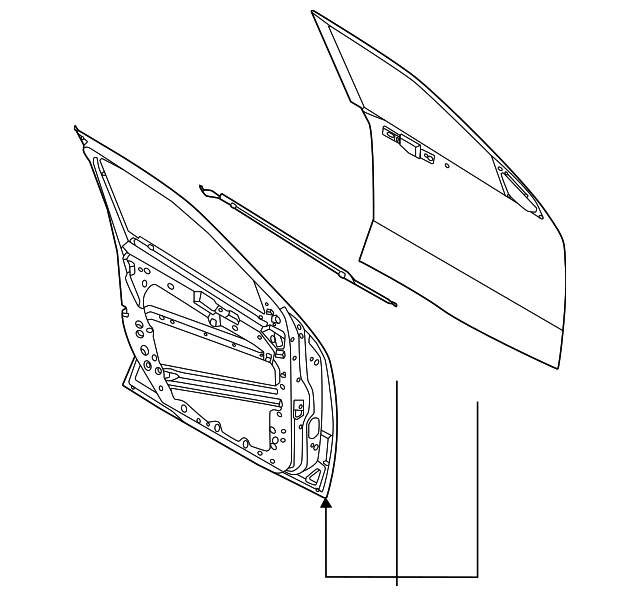 2022-2026 Ford Maverick Door Shell SZ6Z-2620124-A | OEM Parts Online