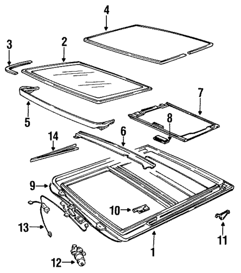 Sunroof for 1992 Oldsmobile Cutlass Supreme #0