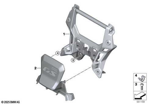 Motorcycle Trim Section, Windshield for 2025 BMW-Motorrad F 900 GS #9
