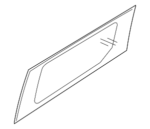 DT1Z1729711F - Body: Vent Glass for Ford Image