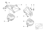 22116769186 - : Engine Mount, Right for BMW Image