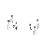 68647797AA - Interior Trim: Fender Side Silencer for Mopar Image