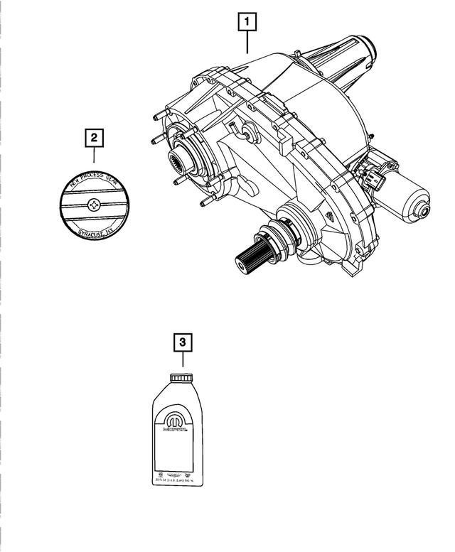 RL123218AB - MP3010 Transfer Case: Transfer Case for Mopar Image
