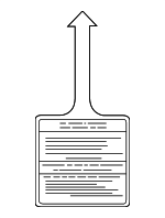 BAC501560 - Body: Warning Label for Land Rover: Defender 110, Defender 130, Defender 90, Discovery, LR3, LR4, Range Rover, Range Rover Evoque, Range Rover Sport, Range Rover Velar Image