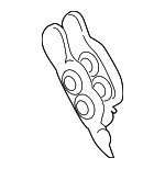 64116951389 - HVAC: Seal Plate for BMW Image