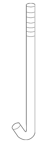 7445130100 - : 1998-2005 Lexus - Hold Down Bolt for Lexus: GS300, GS400, GS430 Image