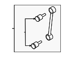 LC3Z5K484A - Suspension: Stabilizer Link for Ford Image
