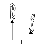 4L2Z78044F48BA - Body: Center Bezel Brace for Ford: Explorer, Explorer Sport Trac | Lincoln: Aviator | Mercury: Mountaineer Image