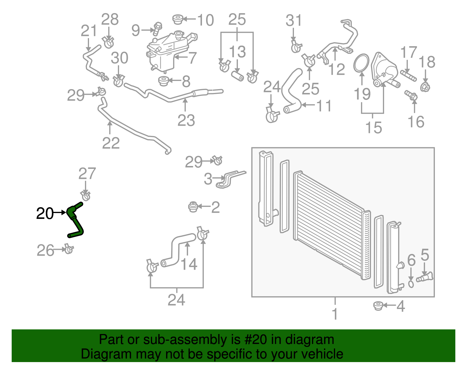 16261-37070 - Overflow Hose 2010-2015 Toyota | Longo Toyota Parts
