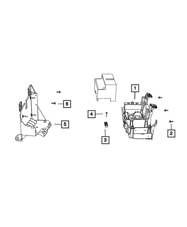 6512438AA - Electrical: Hex Flange Head Screw for Mopar Image