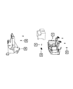 6512438AA - Electrical: Hex Flange Head Screw for Mopar Image